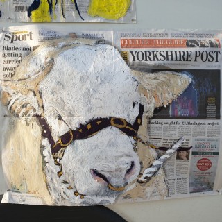 Oil on The Yorkshire Post 28.X.2019